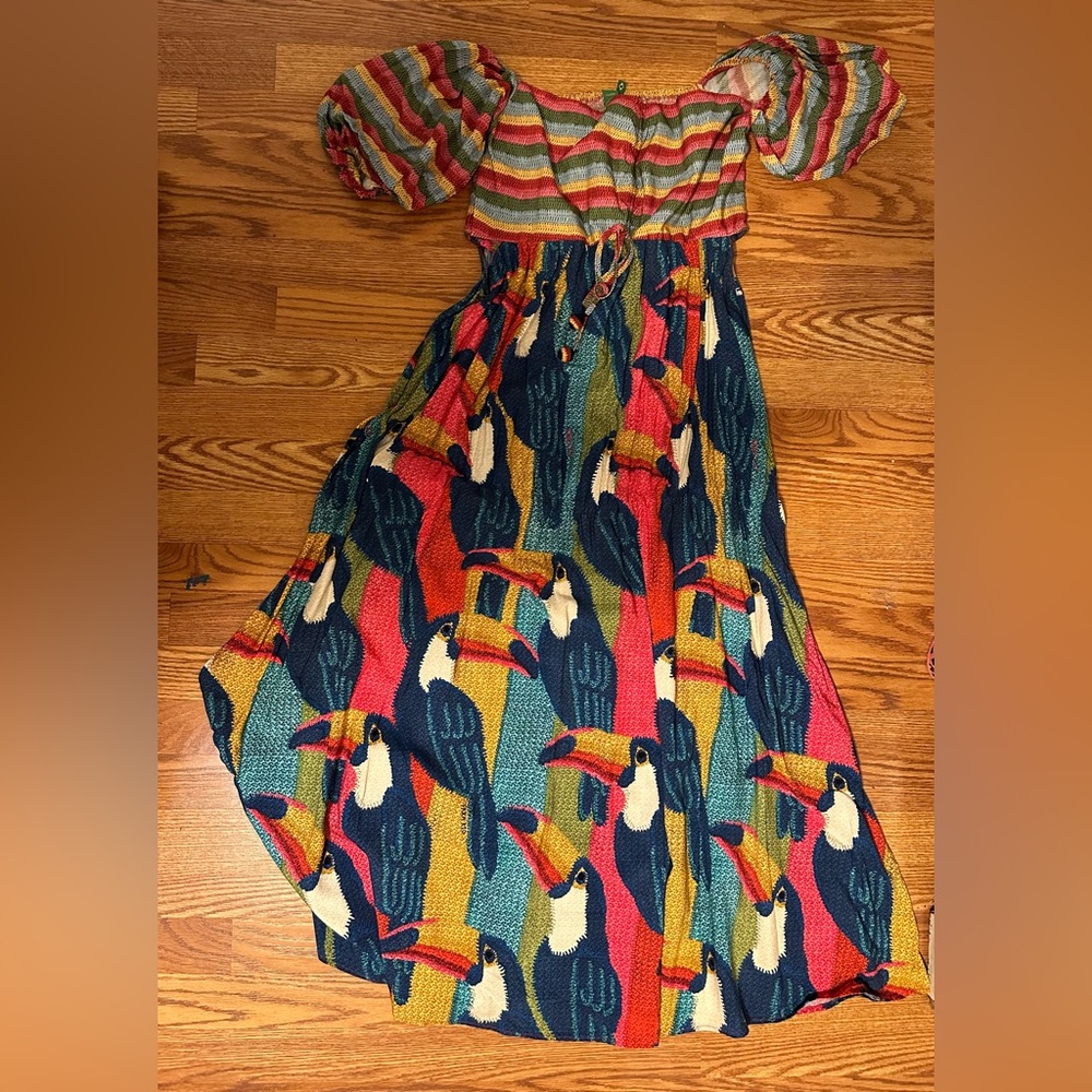 NWT Farm Rio Toucan dress size GG (12)